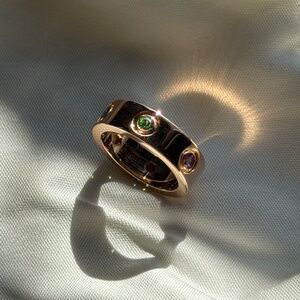Cartier Love Ring 18k Rose Gold w/ Gemstones size 46 (3 3/4)